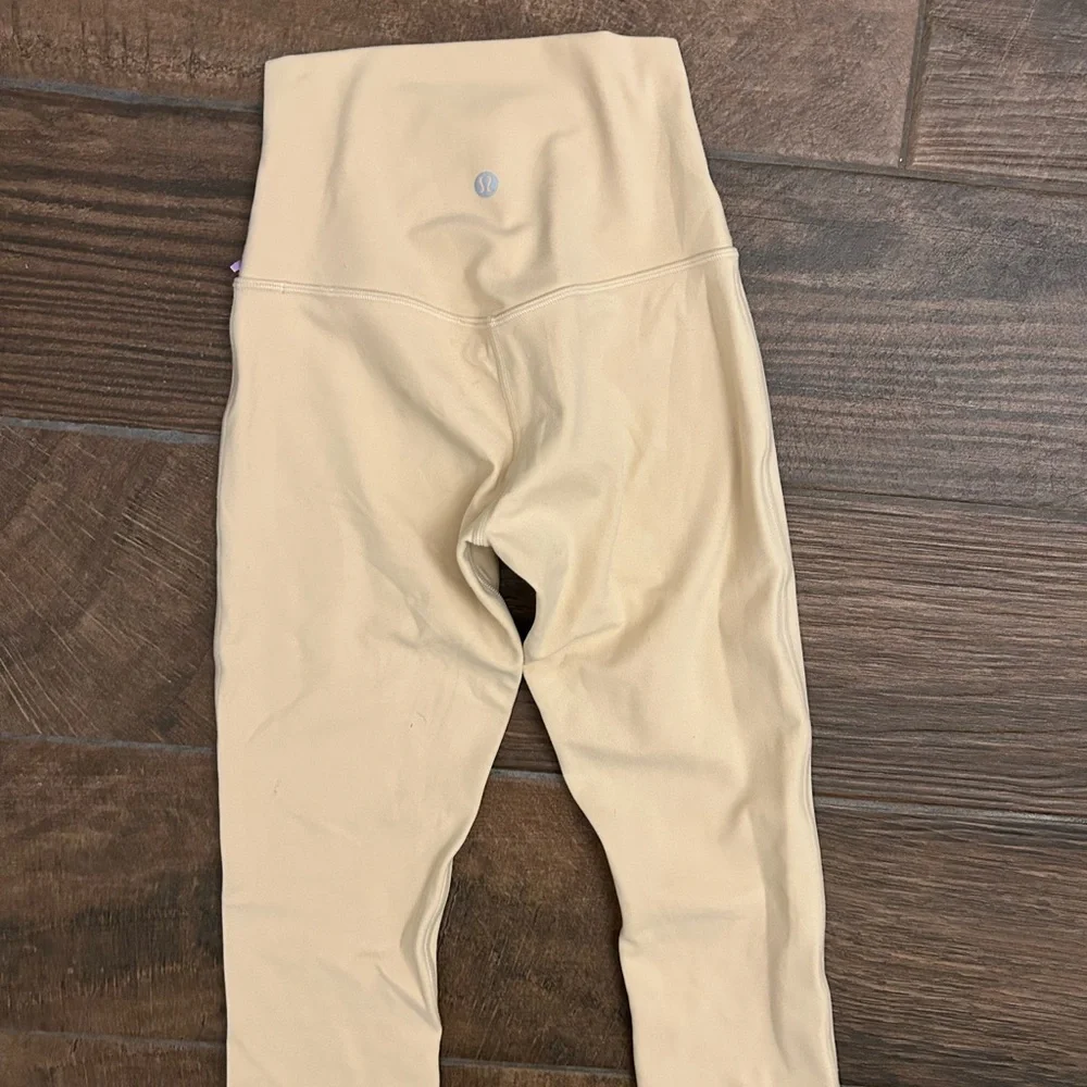 Lululemon Athletica Beige High-Waisted Leggings - Picture 1 of 2